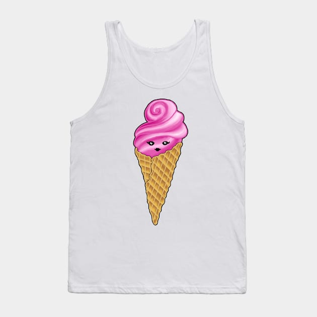 Miss Strawberry Cone Tank Top by TheBlueNinja